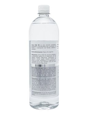Líquido con solución antiséptica Certus Diab