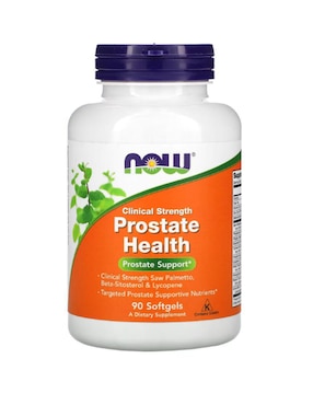 Salud prostática de eficacia clínica Now con multivitaminico de 90 cápsulas