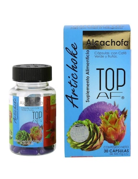 Top Alcachofa Top Naturista con café verde de 30 cápsulas