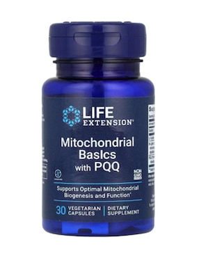 Fundamentos mitocondriales con PQQ Life Extension con vitaminas, aminoácidos azufrados y minerales de 30 cápsulas