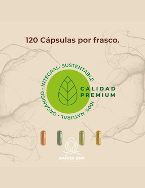 Omega 3 Salmon Oil Platinum Raices Zen Raíces Zen de 120 cápsulas