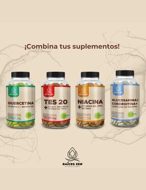 Enzim+ Papaina y Bromelina Raíces Zen Raíces Zen de 120 cápsulas