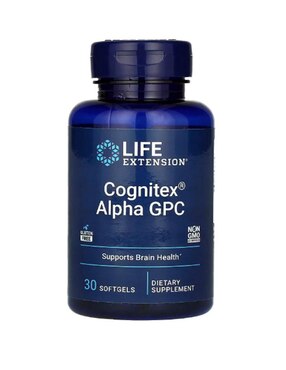 Cognitex Alpha GPC Life Extension de 30 cápsulas