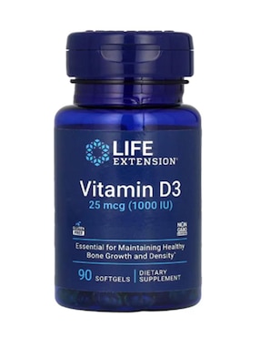 Vitamina D3 Life Extension de 90 cápsulas