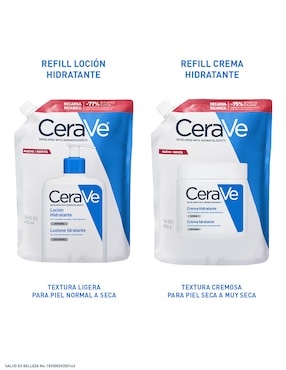 Refill para crema Cerave para piel seca