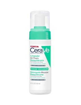 Limpiador facial Air Foam Reequilibrante Cerave Hydrating Cleanser para hidratar