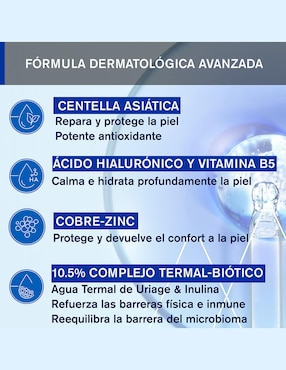 Crema facial recomendada para reparar día y noche Uriage Cica Daily para todo tipo piel