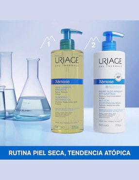 Limpiador rostro y cuerpo xemose huile lavante fp Uriage xémose para hidratar