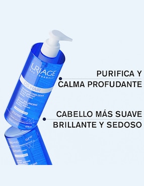 Shampoo hidratante para cabello normal D.S Hair Equilibrant Uriage 500 ml