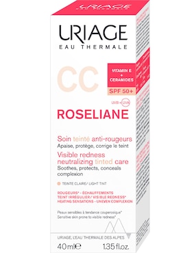 Crema facial recomendada para calmar rozaduras de día Uriage Roseliane para piel sensible