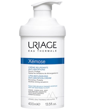 Crema para cuerpo y manos recomendada para hidratar de día y noche Uriage Xémose para todo tipo piel