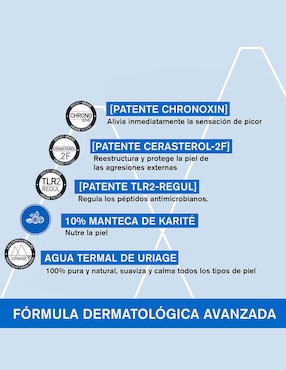 Crema para cuerpo y manos recomendada para hidratar de día y noche Uriage Xémose para todo tipo piel