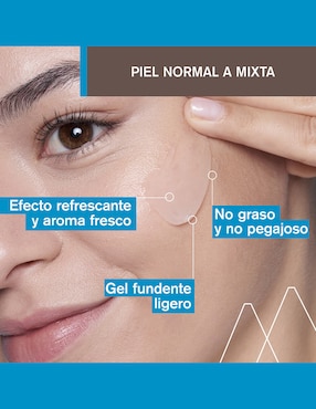 Gel para rostro grasa Gel hidratante con agua termal Uriage Face Hydratation