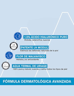 Sérum facial facial Eau Thermale Serum Booster H.A Fp Uriage todo tipo de piel