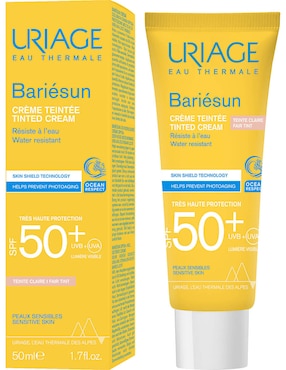 Protector solar FPS 50+ Bariesun Creme Claire T Uriage 50 ml