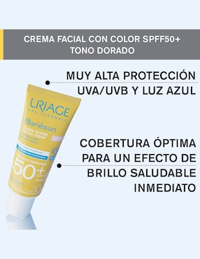 Protector solar FPS 50+ Bariesun Creme Claire T Uriage 50 ml