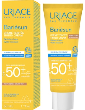 Protector solar FPS 50+ Bariesun Creme Doree T Uriage 50 ml