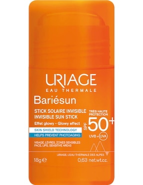Protector solar FPS 50+ bariesun spf50+ stick invisible 18g Uriage bariésun 18 g