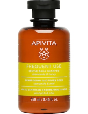 Shampoo hidratante para cabello normal Con miel Apivita 250 ml