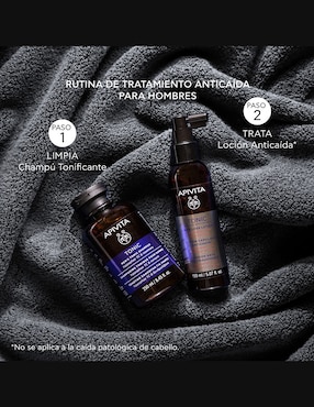 Shampoo anticaída para cabello débil para caballero Apivita Tonic 250 ml