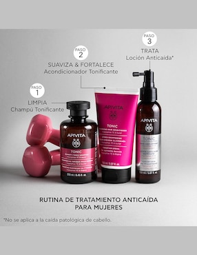 Shampoo anticaída para cabello débil Apivita Tonic 250 ml
