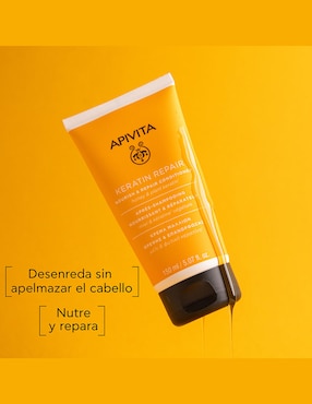 Acondicionador para cabello Reparador con miel y keratina Apivita 150 ml