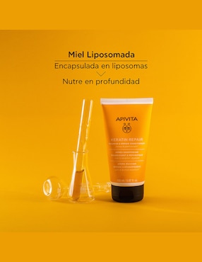 Acondicionador para cabello Reparador con miel y keratina Apivita 150 ml