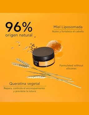 Mascarilla para cabello con miel y keratina para reparar Apivita Keratin Repair 200 ml