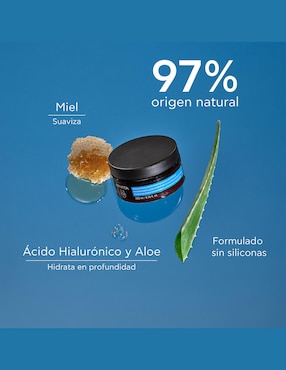 Mascarilla para cabello hidratante con ácido hialuronico Apivita Hyaluronic hydra 200 ml