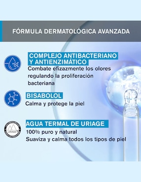 Desodorante axilas en roll on Uriage Body hygiene unisex