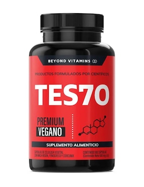 Testo Premium Vegano colágeno Beyond Vitamins cápsulas para hombre