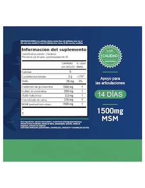 Glucosamina Condroitina Move Free de 120 tabletas