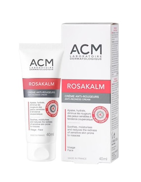 Set de crema facial recomendada para calmar la piel día y noche Acm para piel sensible
