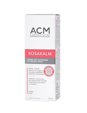 Set de crema facial recomendada para calmar la piel día y noche Acm para piel sensible