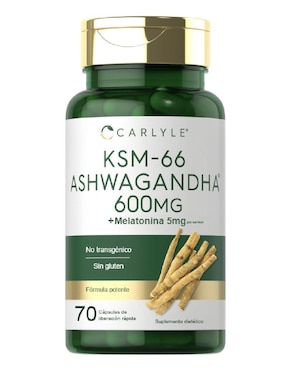 Ksm-66 Ashwagandha Carlyle con ashwagandha ksm-66 de 70 cápsulas