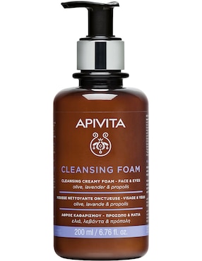 Crema facial recomendada para limpiar de día y noche Apivita Cleansers todo tipo de piel