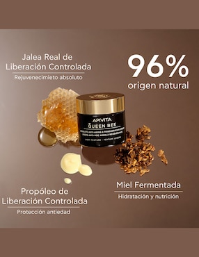 Crema facial recomendada para revitalizar día y noche Apivita para todo tipo piel