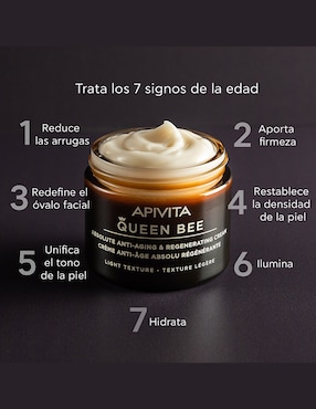 Crema facial recomendada para revitalizar día y noche Apivita para todo tipo piel