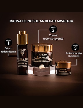 Crema para contorno de ojos recomendada para revitalizar día y noche Apivita para todo tipo piel