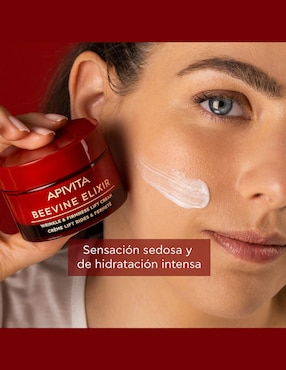 Crema facial recomendada para reafirmar día y noche Apivita para todo tipo piel