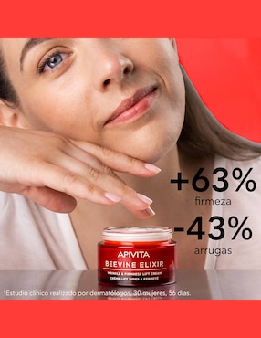 Crema facial recomendada para reafirmar día y noche Apivita para todo tipo piel