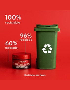 Crema facial recomendada para reafirmar día y noche Apivita para todo tipo piel