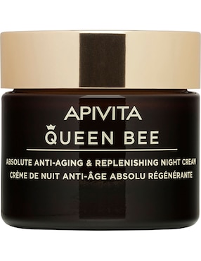 Crema facial recomendada para revitalizar noche Apivita para todo tipo piel