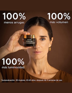 Crema facial recomendada para revitalizar noche Apivita para todo tipo piel