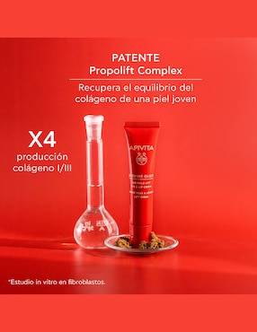 Crema para contorno de ojos y labios recomendada para reafirmar día y noche Apivita todo tipo de piel
