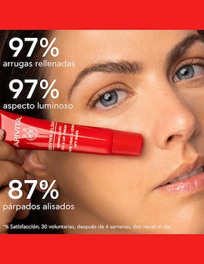 Crema para contorno de ojos y labios recomendada para reafirmar día y noche Apivita todo tipo de piel