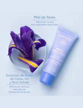 Crema facial recomendada para hidratar día y noche Apivita Aqua Beelicious para piel normal y seca