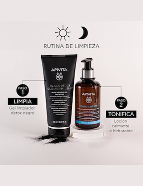 Limpiador corporal gel limpiador detox 150 ml Apivita Cleansers para exfoliar