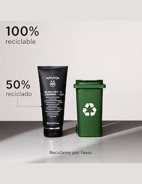 Limpiador corporal gel limpiador detox 150 ml Apivita Cleansers para exfoliar