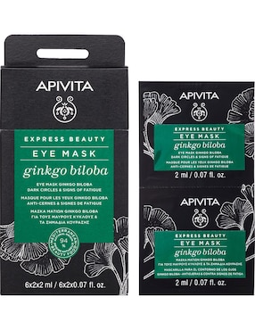 Express Mascarilla Para Ojos 2x2ml hidratar Apivita Express Beauty